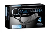 силденафил-вертекс таб по 50мг 4 фото