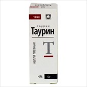 таурин капли глазн 4% 10мл фото