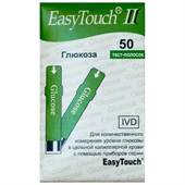 тест-полоски для прибора easy touch gchb на глюкозу 50 шт  фото