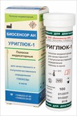 тест-полоски визуальные уриглюк-1 50 для определения глюкозы в моче  фото