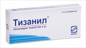 тизанил 4 мг 20 табл фото