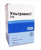 ультравист р-р для ин 370 мг/мл 50 мл 1 фл фото