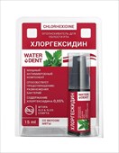 ватердент ополаскиватель для полости рта хлоргексидин 15мл со вкусом мяты фото