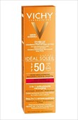 виши капитал солей идеал крем для лица 50мл spf 50 3в1 антивозрастной уход виши lab  фото