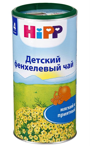 хипп чай с фенхелем с 4 месяцев 200 г фото