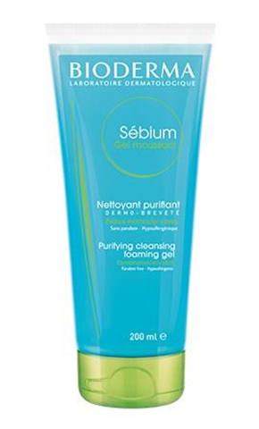 bioderma sebium гель очищающий пенящийся 200 мл туба фото