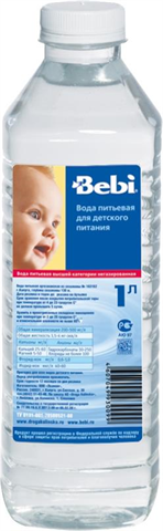 вода питьевая беби 1 л б/газ фото