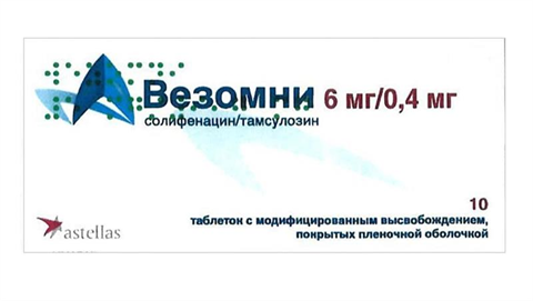 везомни таб ппо с модиф высвоб 6мг плюс 0,4мг 10 astellas pharma europe b v  фото