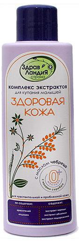здравландия комплекс здоровая кожа 250 мл для купания малышей  фото