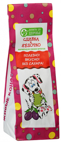 лакомства для здоровья мармелад сливка и яблочко 105 г фото