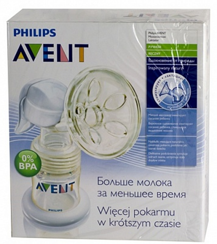 авент филипс молокоотсос ручн арт 86810/86820 philips consumer lifestyle b v  фото