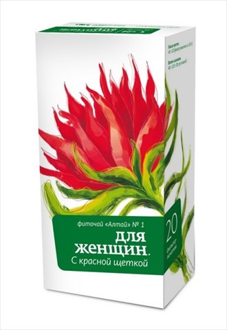 фиточай алтай 01 для женщин с красной щеткой 20 фильтр-пакетов фото
