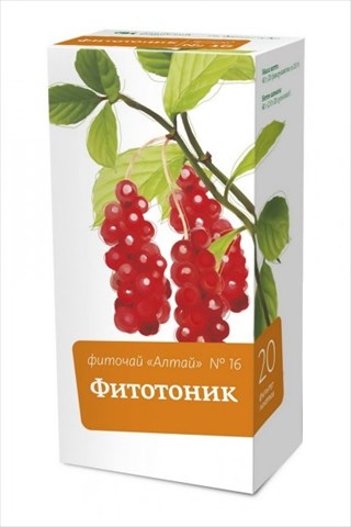 фиточай алтай 16 фитотоник 2г 20 лимонник алтайский кедр ао фото
