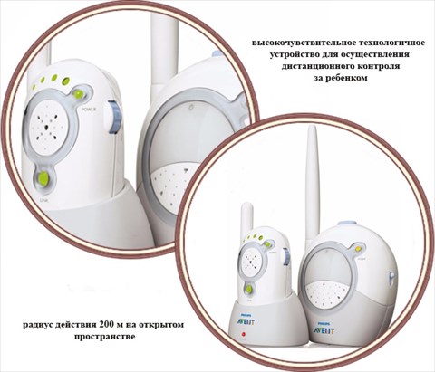 philips avent scd 481/00 радионяня фото