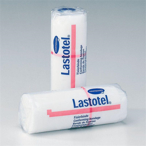 бинт lastotel 4 м * 12 см фиксирующий белый фото