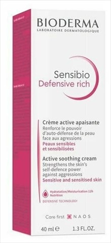 bioderma sensibio defensive крем легкий 40мл для чувствительной кожи фото