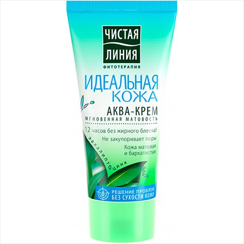 чистая линия идеальная кожа аква-крем матирующий 50 мл фото