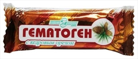 гематоген народный плитка 40г кедровый орех фото