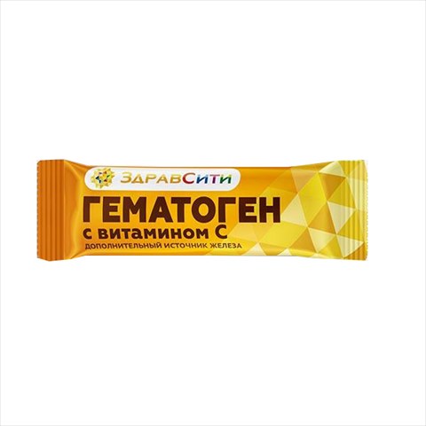 гематоген-здравсити витамин с 40г фото