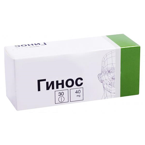гинос 40 мг 30 табл фото