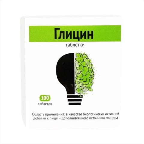 глицин таб 102мг 100 бад фото