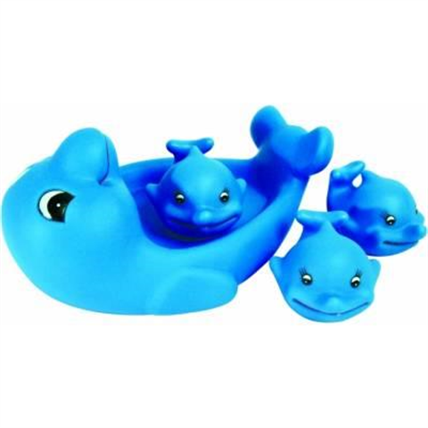 курносики игрушки для ванной семейка дельфинов с 6 мес 25075 фото