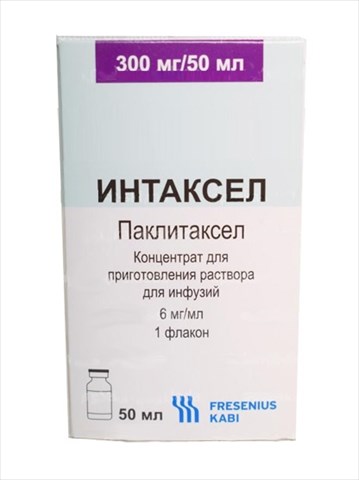 интаксел конц для инф 6 мг/мл 50 мл 1 фл фото
