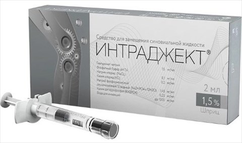 интраджект для замещения синовиальной жидкости 1,5% шпр 2мл n1 фото