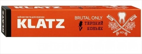 klatz з/паста brutal only терпкий коньяк 75мл фото