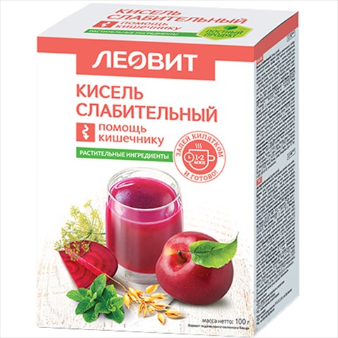 леовит кисель диетический пак 20г 5 слабительный фото
