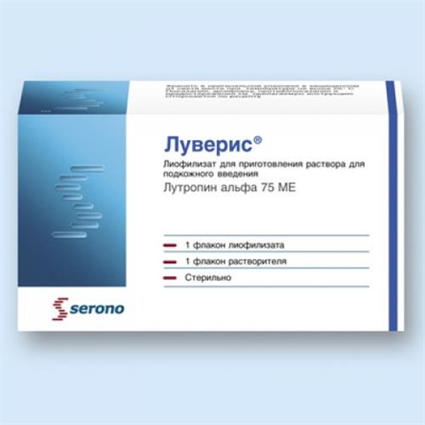 луверис лиоф п/к 75 ме 1 фл с растворителем фото