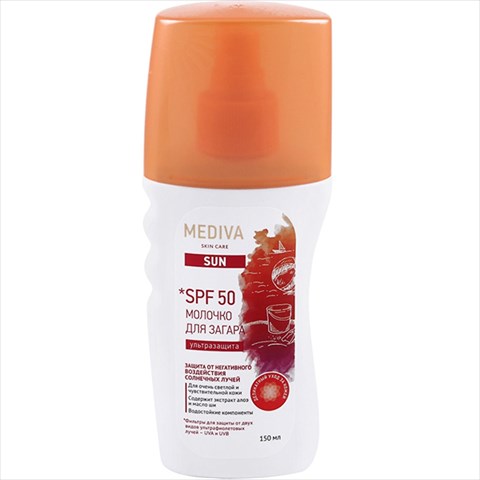 медива сан молочко солнцезащит 150мл spf 50 фото