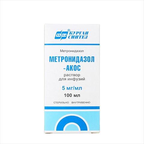 метронидазол-акос р-р для инф 5мг/мл 100мл n1 фото