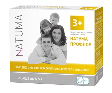 натума профлор саше 6,5г 12 апельсин 3 плюс  фото
