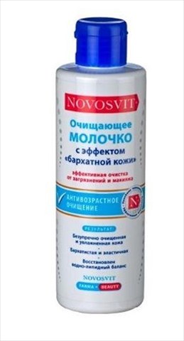 novosvit молочко очищающее бархатная кожа 200 мл фото