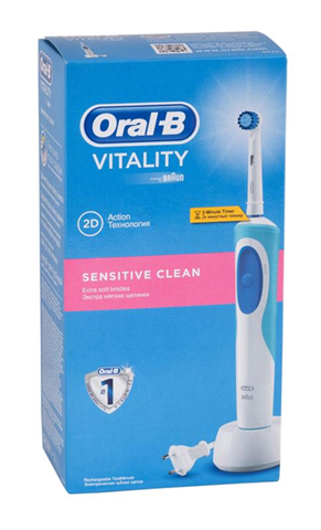 орал-би зубная щетка электрическая vitality сенситив d12 513 фото