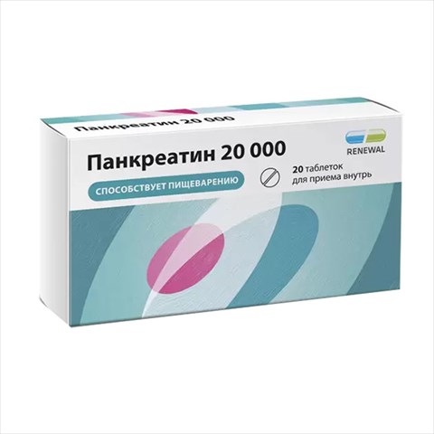 панкреатин-реневал таб по кишечнораств 20тыс ед n20 фото
