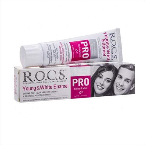 r.o.c.s. про young and white enamel з/паста 135г для молодой эмали фото