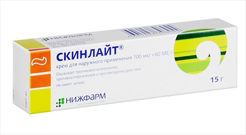 скинлайт крем для наруж примен 15г фото