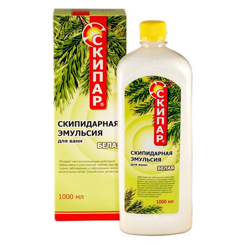 скипар эмульс для ванн 1000мл белая фото
