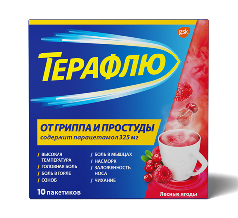 терафлю лесные ягоды порошок 10 пакетиков фото