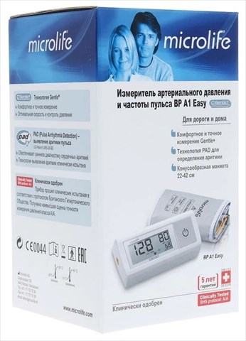 тонометр автомат microlife bp a1 easy дорожный манжета m-l на предплечье фото