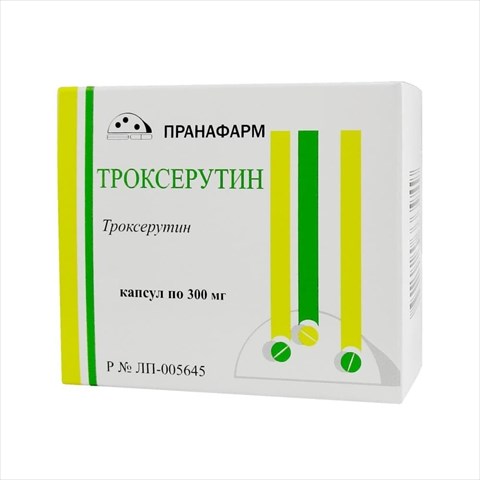троксерутин капсул 300мг n50 фото