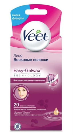 вит полоски восковые для лица 20 аромат розы фото