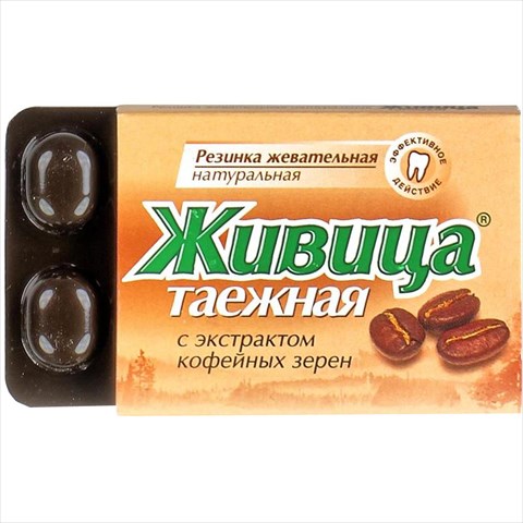 живица таежная резинка жев 5 кофе фото