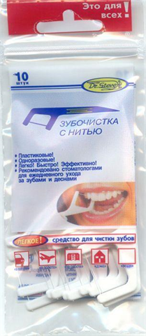 зубочистка с нитью флосстик n10 фото