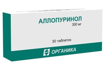 аллопуринол-органика 300 мг 30 табл