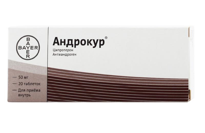 андрокур 50 мг 20 табл