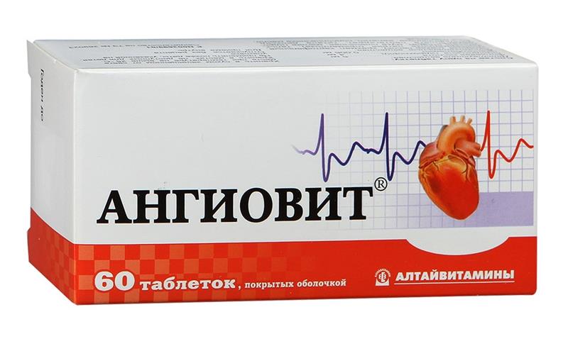 Алтайвитамины ЗАО ангиовит 60 табл