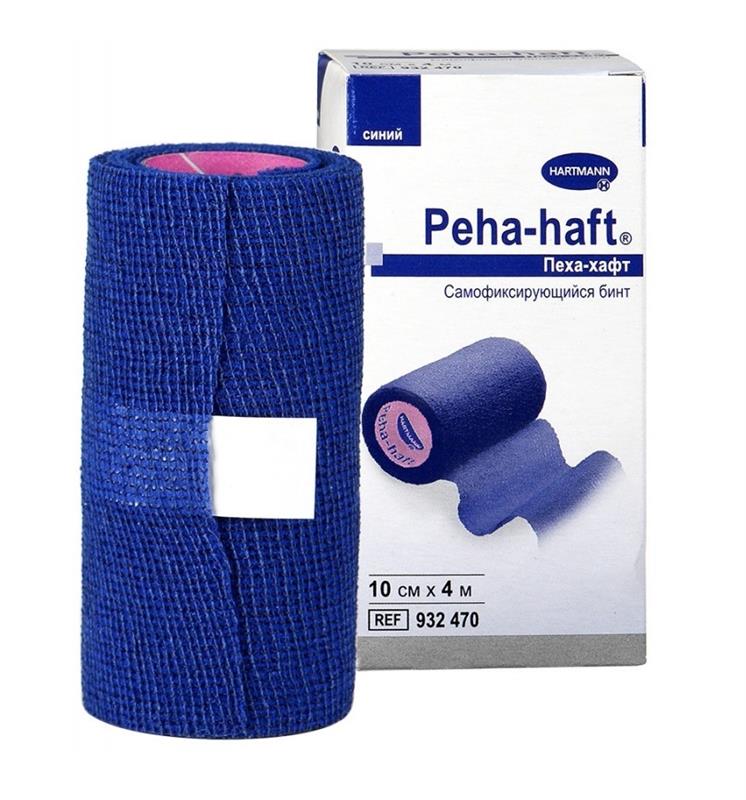 Фирма Paul Hartmann AG бинт peha-haft 4 м * 10 см синий самофиксирующийся